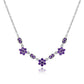 Collar de Plata con Amatista de Marruecos