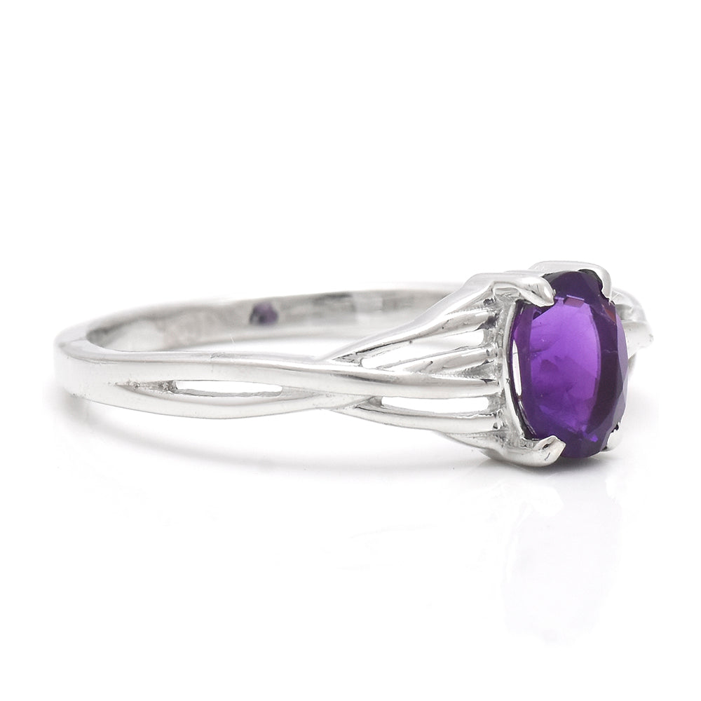 Anillo de Plata con Amatista de Marruecos 3 