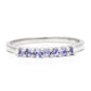 Anillo de Plata con Tanzanita AAA