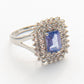 Anillo de Plata con Tanzanita AAA