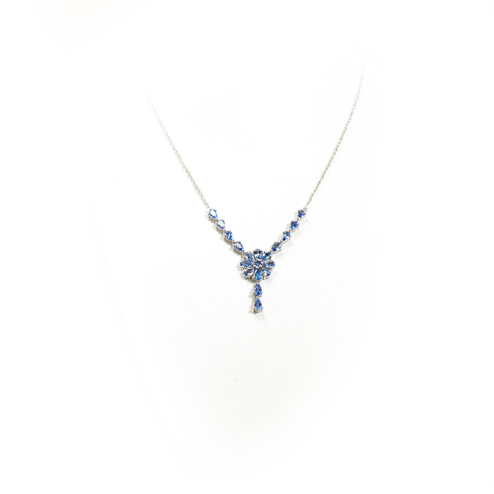 Collar de Plata con Tanzanita AAA
