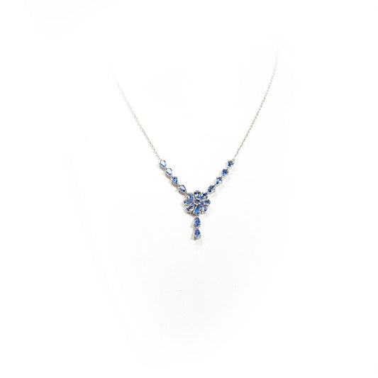 Collar de Plata con Tanzanita AAA