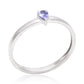 Anillo de Plata con Tanzanita AAA