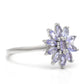 Anillo de Plata con Tanzanita AAA