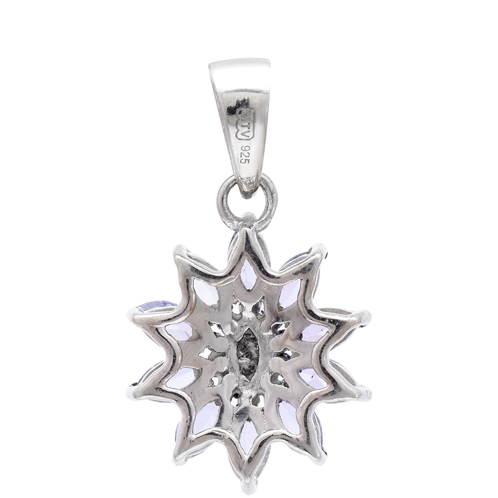 Colgante de Plata con Tanzanita AAA 2 