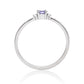 Anillo de Plata con Tanzanita AAA