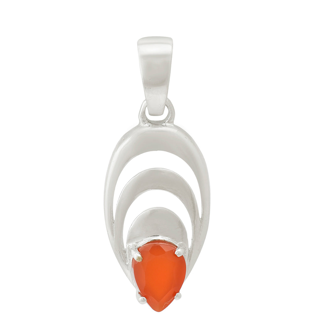 Colgante de Plata con Ágata Roja 1 