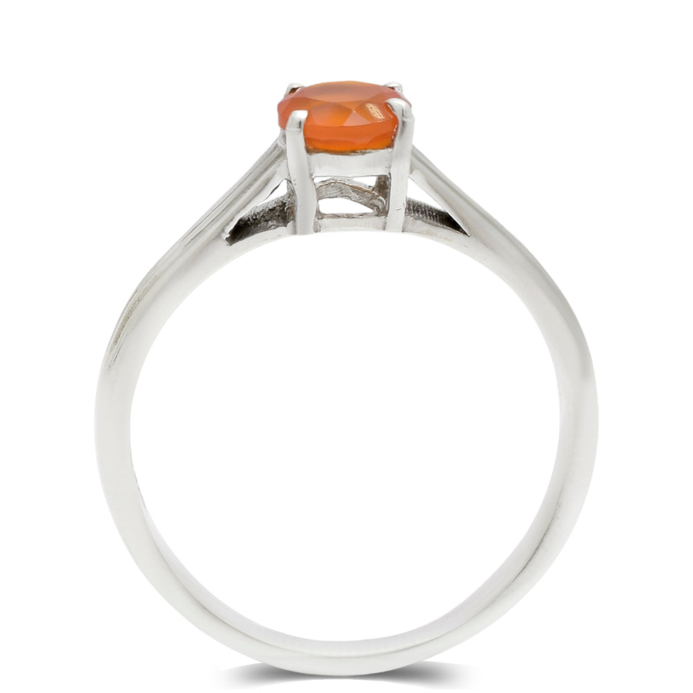 Anillo de Plata con Ágata Roja
