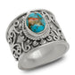 Anillo de Plata con Turquesa Ostra