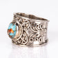 Anillo de Plata con Turquesa Ostra