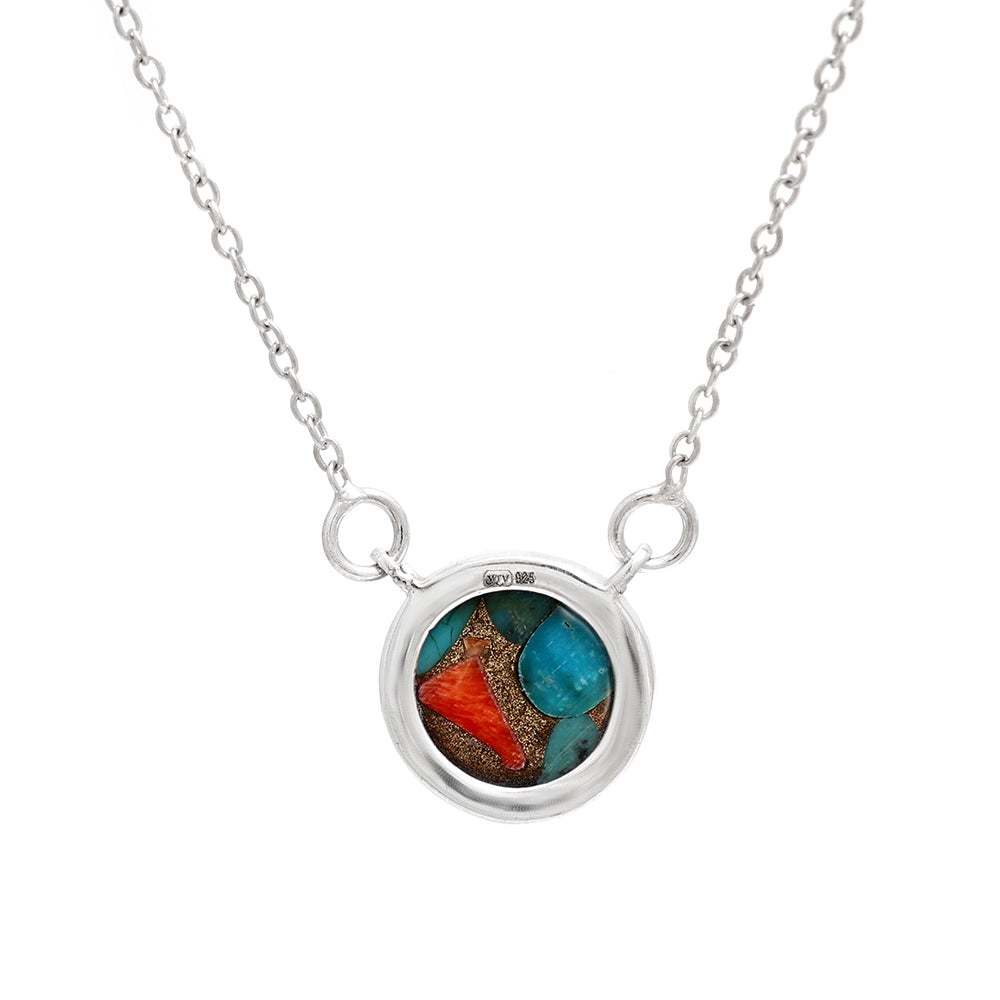 Collar de Plata con Turquesa Ostra 4 