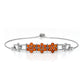 Pulsera de Plata con Ágata Roja