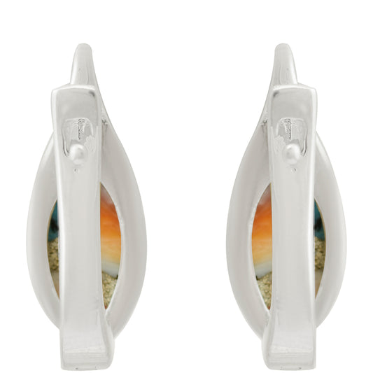 Pendientes de Plata con Turquesa Ostra