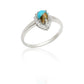 Anillo de Plata con Turquesa Ostra
