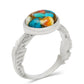 Anillo de Plata con Turquesa Ostra