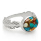 Anillo de Plata con Turquesa Ostra
