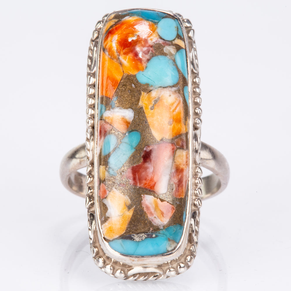 Anillo de Plata con Turquesa Ostra