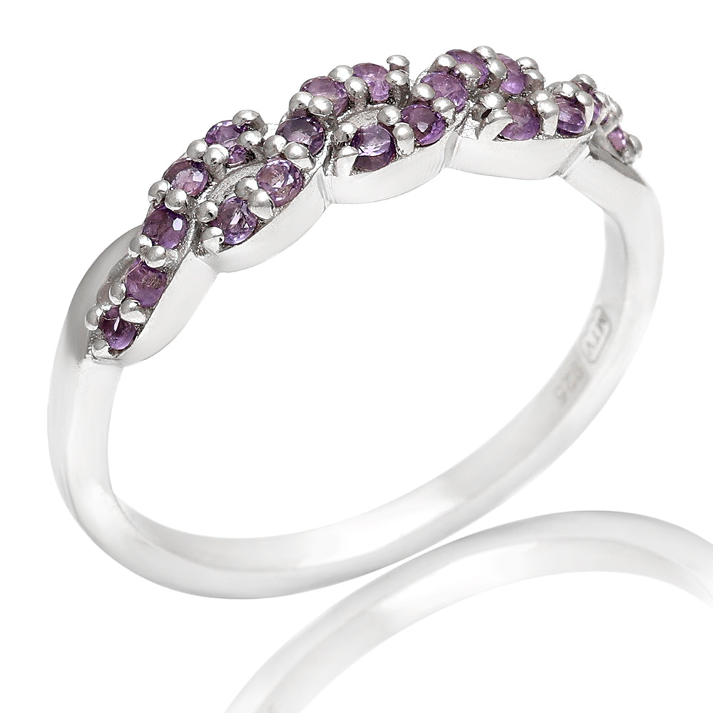 Anillo de Plata con Amatista de Brasil 3 