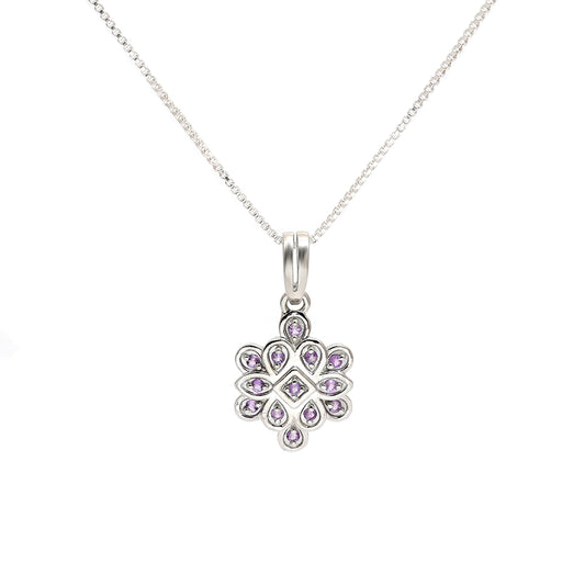 Colgante de Plata con Amatista de Brasil
