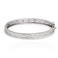 Pulsera de Plata con Amatista de Brasil y Topacio Blanco