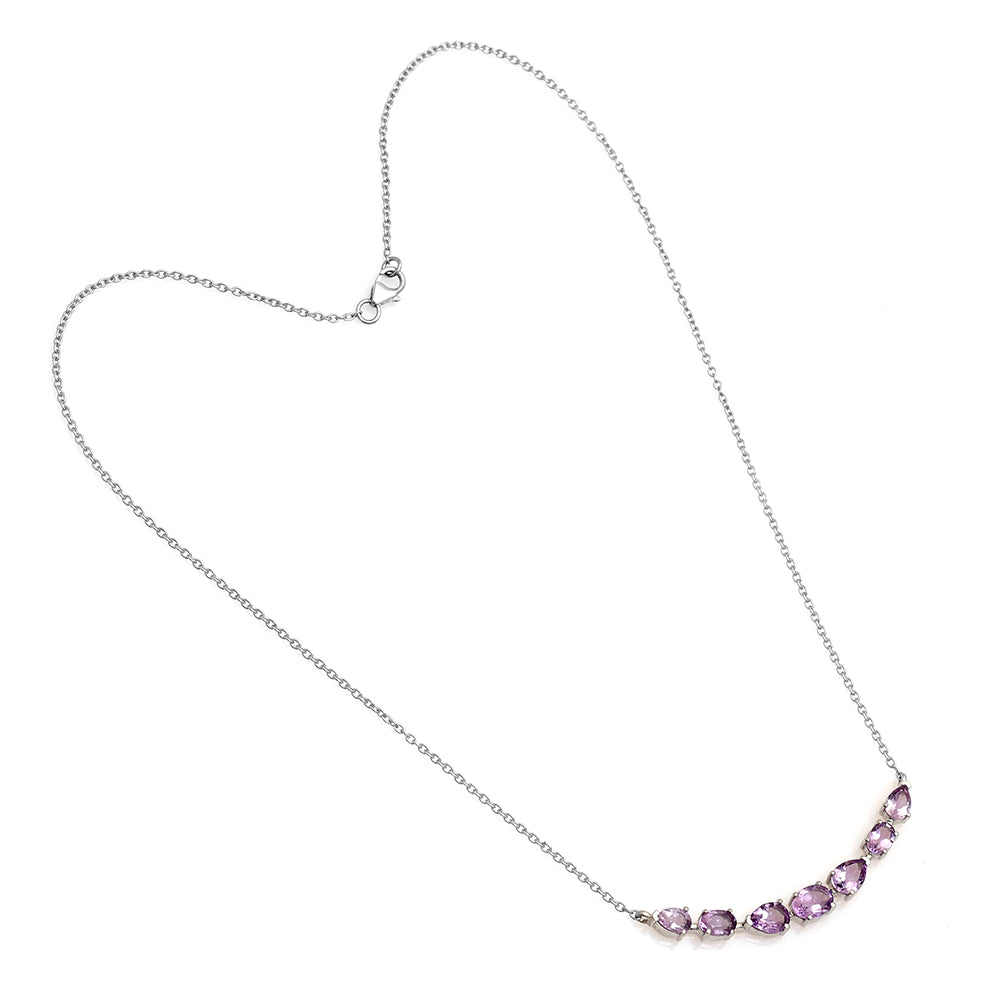 Collar de Plata con Amatista de Brasil 3 