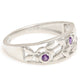 Anillo de Plata con Amatista de Brasil