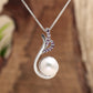 Colgante de Plata con Amatista de Brasil y Perla blanca de agua dulce