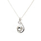 Colgante de Plata con Amatista de Brasil y Perla blanca de agua dulce