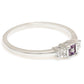 Anillo de Plata con Amatista de Brasil y Topacio Blanco