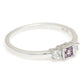 Anillo de Plata con Amatista de Brasil y Topacio Blanco