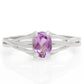 Anillo de Plata con Amatista de Brasil