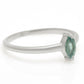 Anillo de Plata con Apatita azul de Madagascar