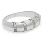 Anillo de Plata con Topacio Blanco
