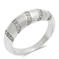 Anillo de Plata con Topacio Blanco