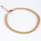 Conjunto de Aleación Bañado en Oro ( Collar +Pulsera )