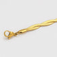 Pulsera de Aleación Bañado en Oro