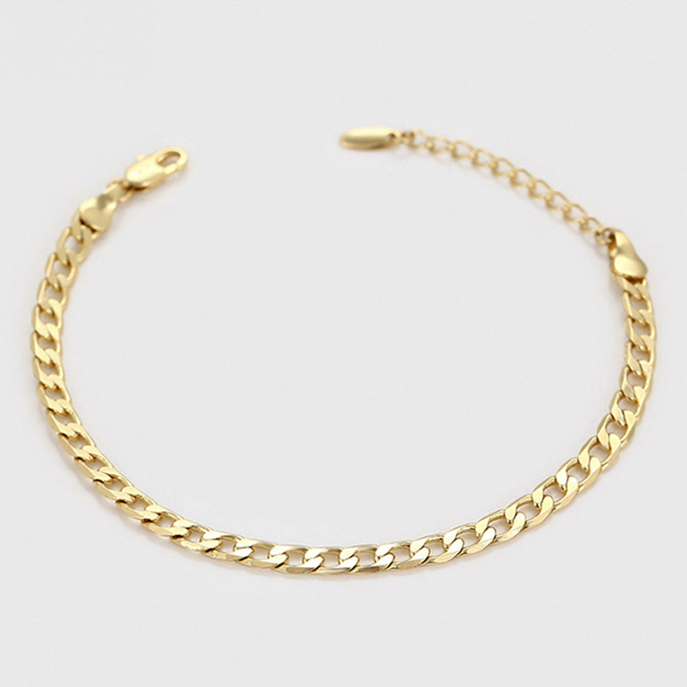 Pulsera de Aleación Bañado en Oro 3 
