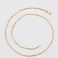 Cadena de Aleación Bañado en Oro ( Collar )