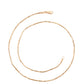 Cadena de Aleación Bañado en Oro ( Collar )