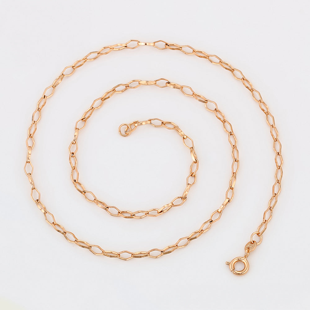 Cadena de Aleación Bañado en Oro ( Collar ) 4 