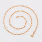 Cadena de Aleación Bañado en Oro ( Collar )