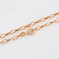 Cadena de Aleación Bañado en Oro ( Collar )