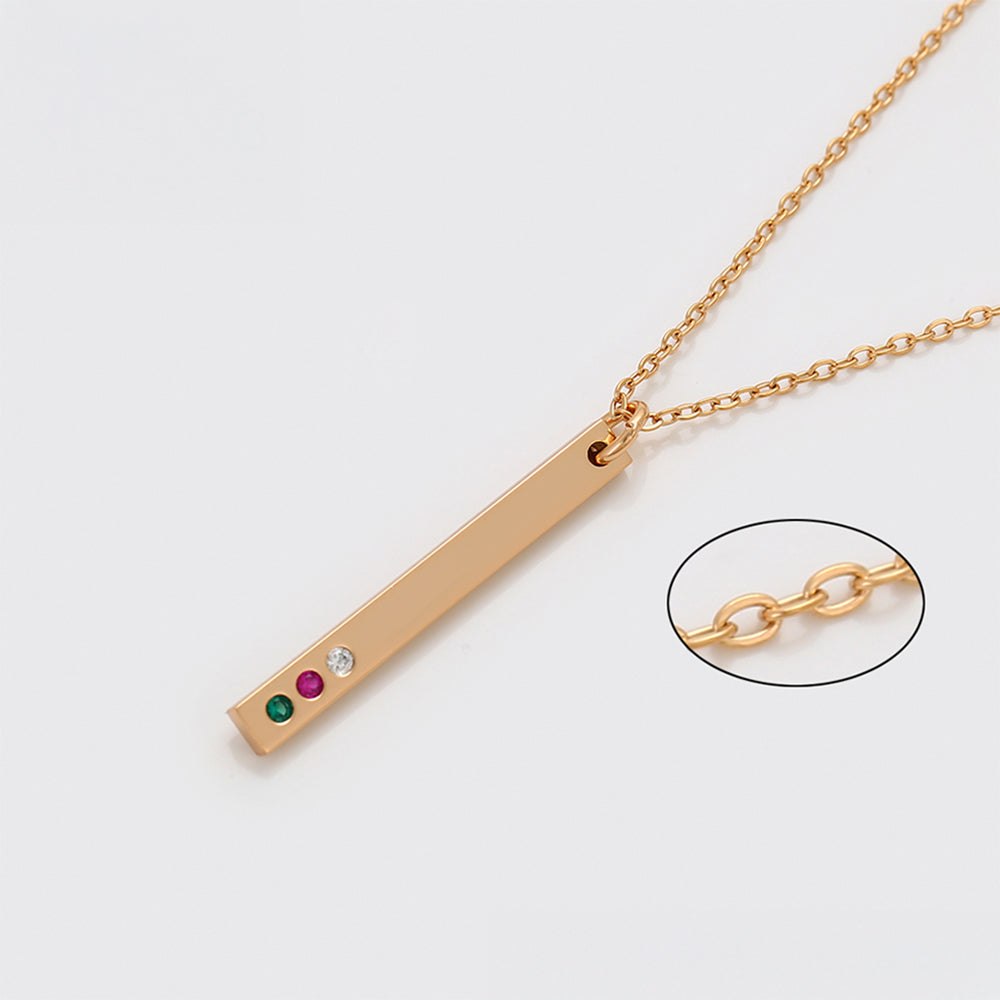 Collar de Aleación Bañado en Oro con Cristal Emporia® Rojo y Cristal Emporia® Verde ( Collar +Colgante )