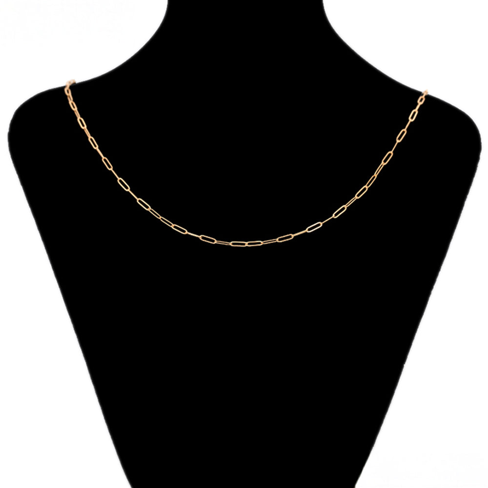 Cadena de Aleación Bañado en Oro ( Collar )