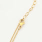 Collar de Aleación Bañado en Oro con Cristal Emporia® Rosa