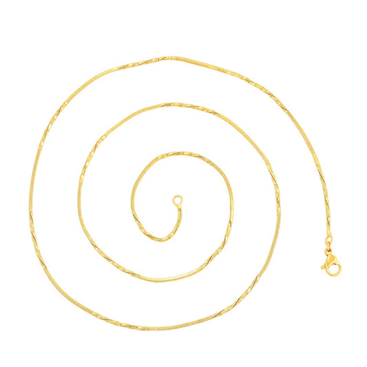 Cadena de Aleación Bañado en Oro ( Collar )