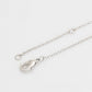 Collar de Aleación Bañado en Oro con Cristal Emporia® Blanco ( Collar +Colgante )