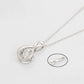 Collar de Aleación Bañado en Oro con Cristal Emporia® Blanco ( Collar +Colgante )