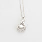 Collar de Aleación Bañado en Oro con Cristal Emporia® Blanco ( Collar +Colgante )
