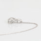 Collar de Aleación Bañado en Oro con Cristal Emporia® Blanco ( Collar +Colgante )